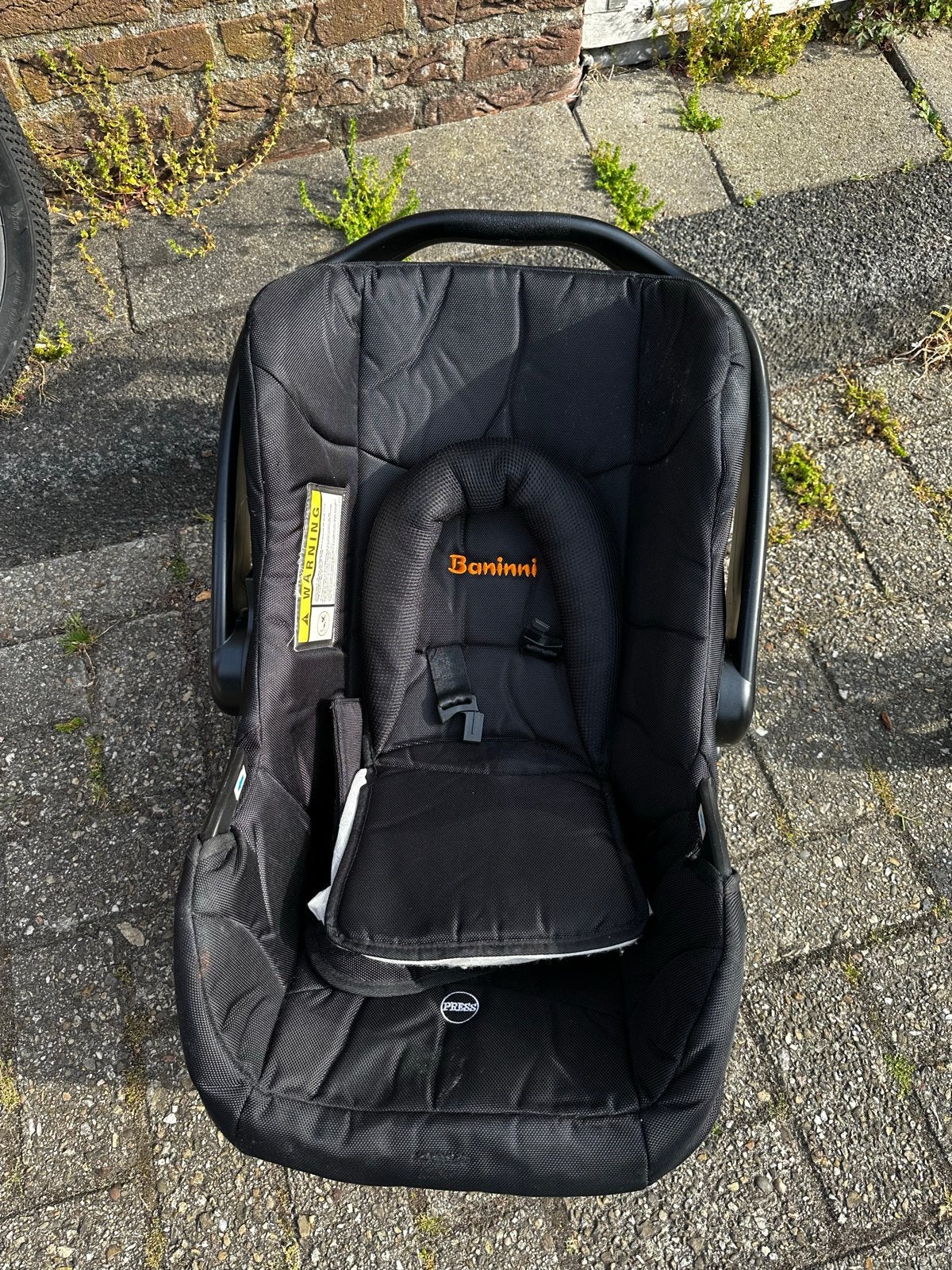 Bannini autostoel - Groep 0+ (0-13 kg), Overige merken, Ophalen of Verzenden, 0 t/m 13 kg, Gebruikt