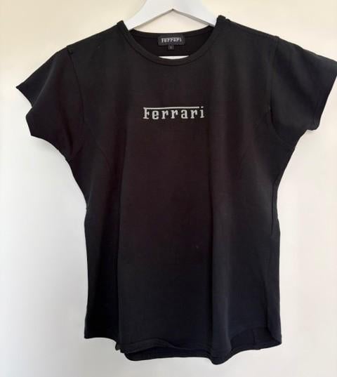 FERRARI T-SHIRT, maat L, Ferrari, Zwart, Maat 42/44 (L), Ophalen of Verzenden