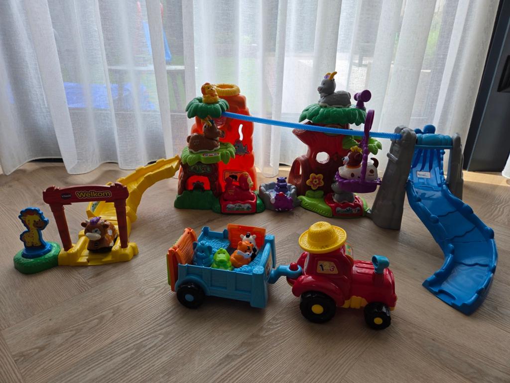 VTech Zoef Zoef Dieren Speelset met Tractor en Dieren, Ophalen, Gebruikt, Overige typen, Met wieltjes