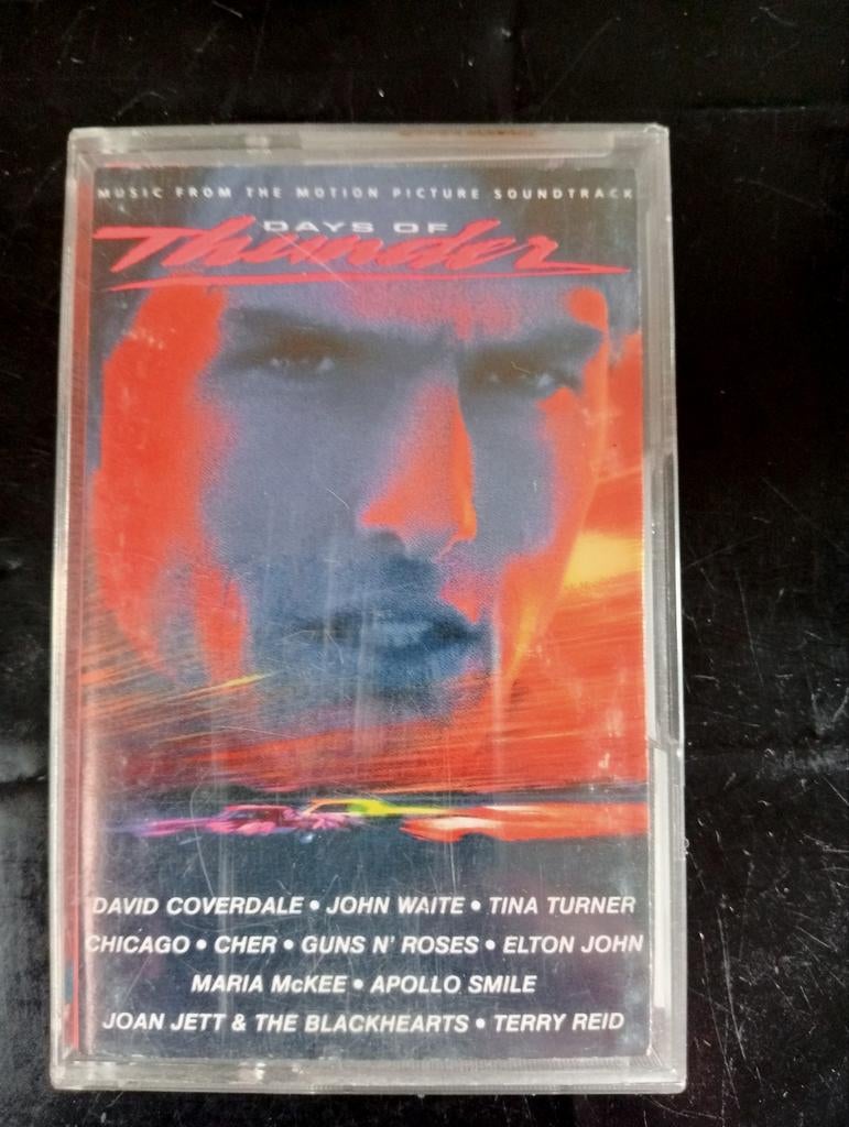 Days of Thunder soundtrack cassette, Gebruikt, Filmmuziek en Soundtracks, 1 bandje, Ophalen of Verzenden