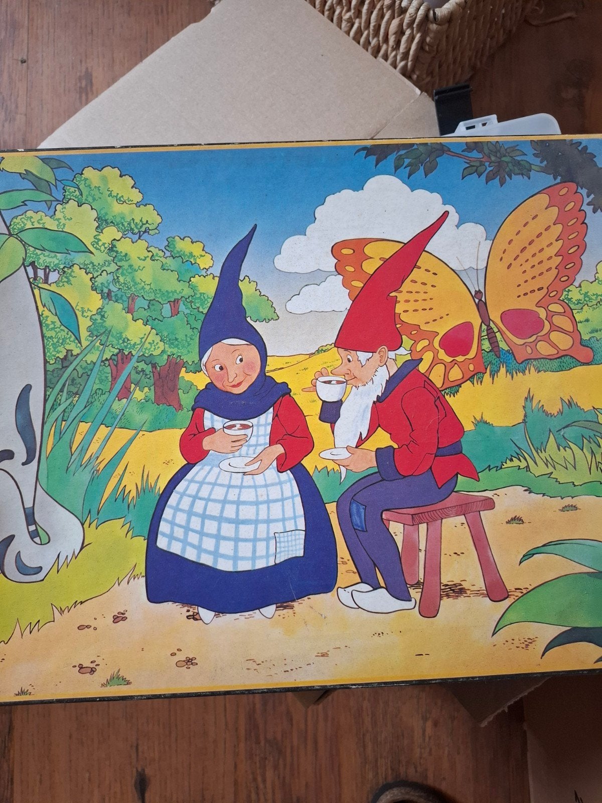 Oude Piggelmee puzzels van Van Nelle (2 stuks), Ophalen of Verzenden