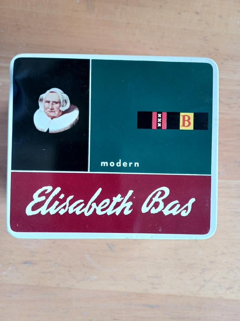 Vintage Elisabeth Bas Sigarenblik - Modern Design, Ophalen of Verzenden, Zo goed als nieuw