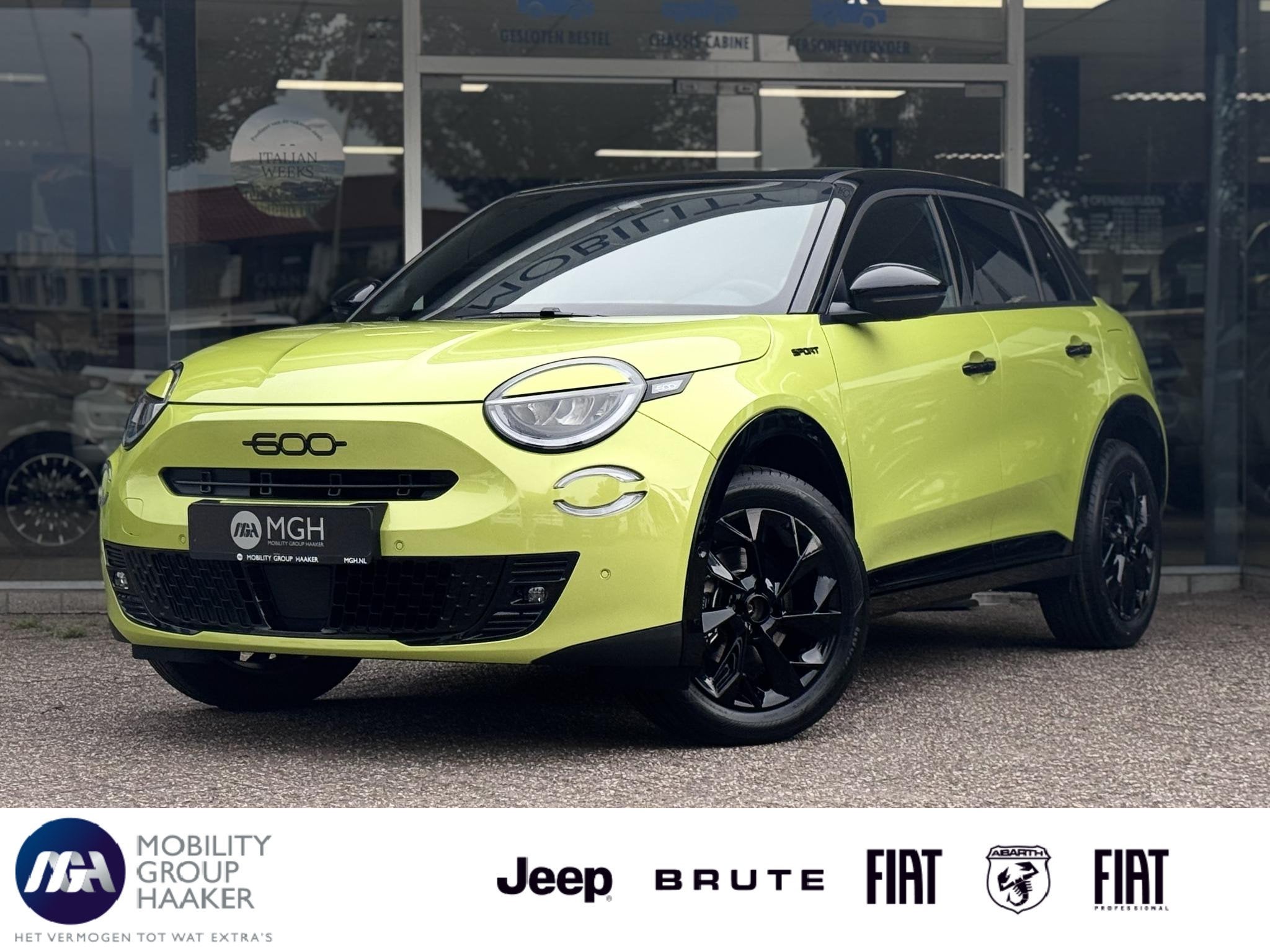 Fiat 600e Sport 54 kWh | Camera | Carplay | Alcantara