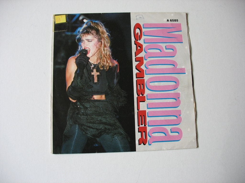 Madonna kant a: Gambler, Ophalen of Verzenden, Zo goed als nieuw, Pop