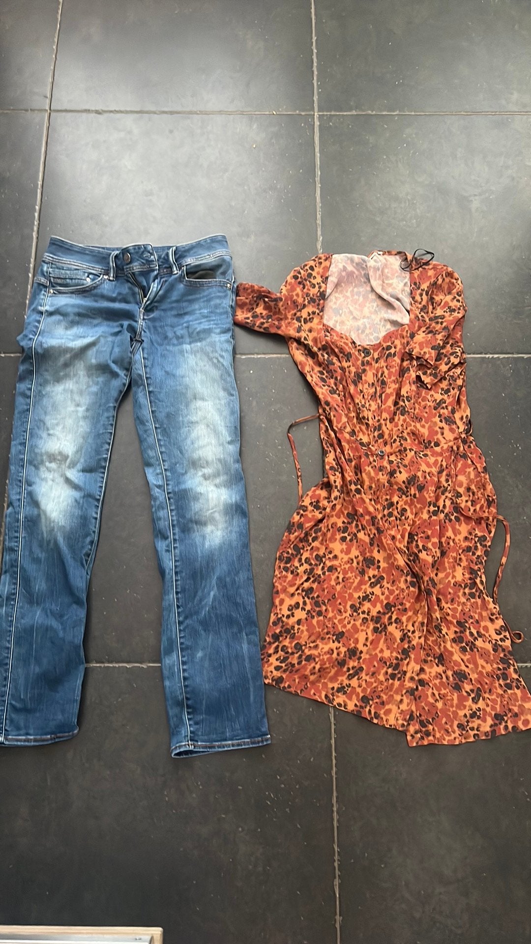 Gratis jurkje en Gstar broek, Kleding | Dames, Ophalen, Zo goed als nieuw, Maat 36 (S)