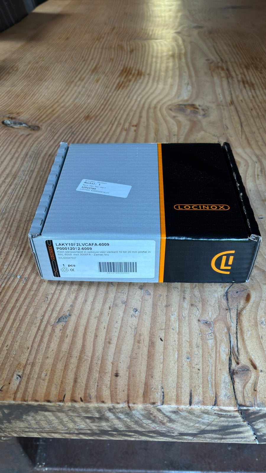 Lochinox sierpoortslot met kruk en sleutels, RAL 6009, Ophalen of Verzenden, Nieuw, Overige materialen, Slot