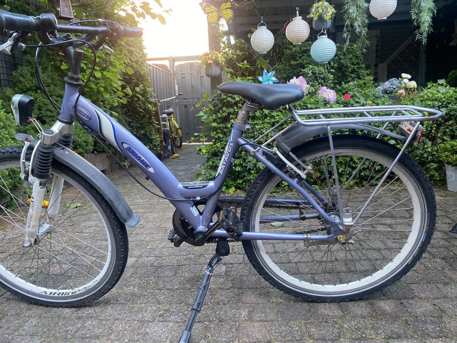 Jongenfiets, Ophalen, Gebruikt, 24 inch, Handrem