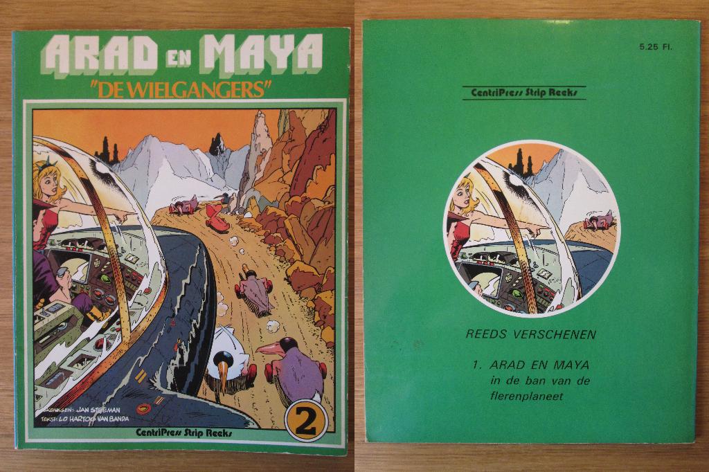 Arad en Maya 2 - De wielgangers (SC), Boeken, Stripboeken, Eén stripboek, Ophalen of Verzenden, Zo goed als nieuw, Jan Steeman