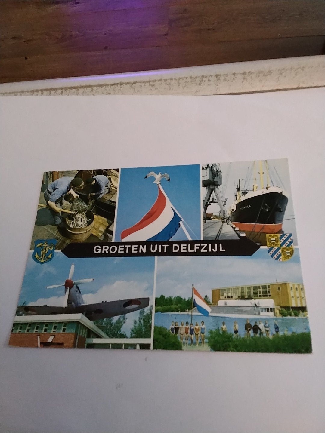 Ansichtkaart Delfzijl - Groeten uit Delfzijl 1979, Ophalen of Verzenden, 1960 tot 1980, Gelopen