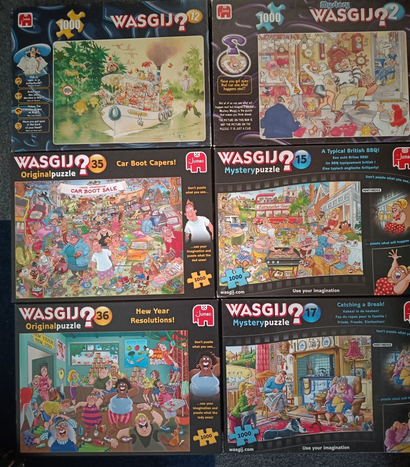 Wasgij puzzels, Ophalen of Verzenden, 500 t/m 1500 stukjes