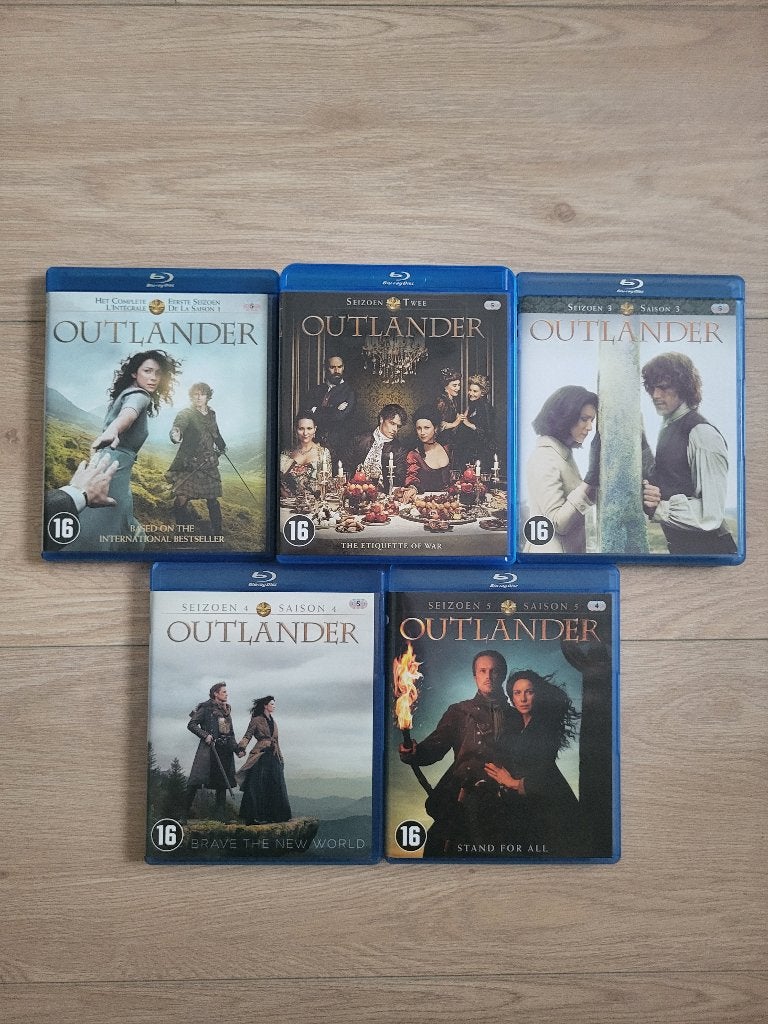 Outlander season 1-5 blu-ray, als nieuw, Ophalen of Verzenden, Zo goed als nieuw, Tv en Series