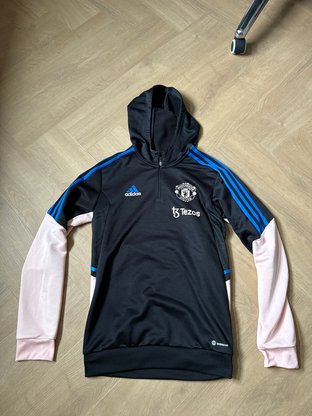 Adidas Manchester United Trainingshoodie - Origineel, Maat S, Verzenden, Zo goed als nieuw, Shirt