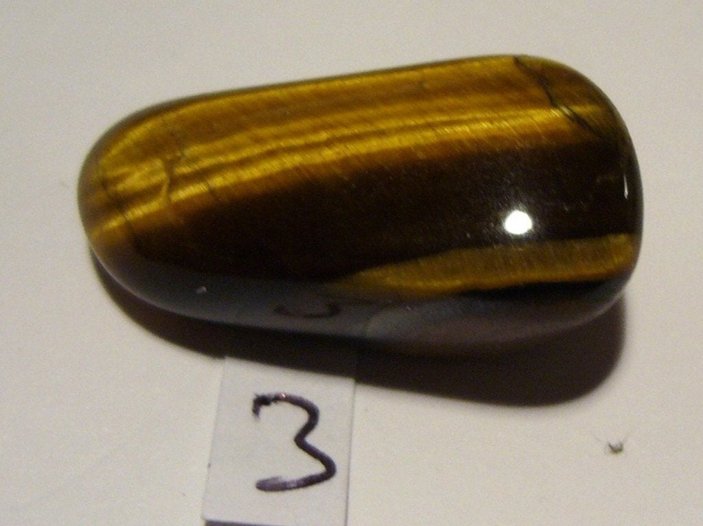 tijgeroog trommelstenen tiger eye kwarts 1 trommelsteen, Ophalen of Verzenden, Mineraal