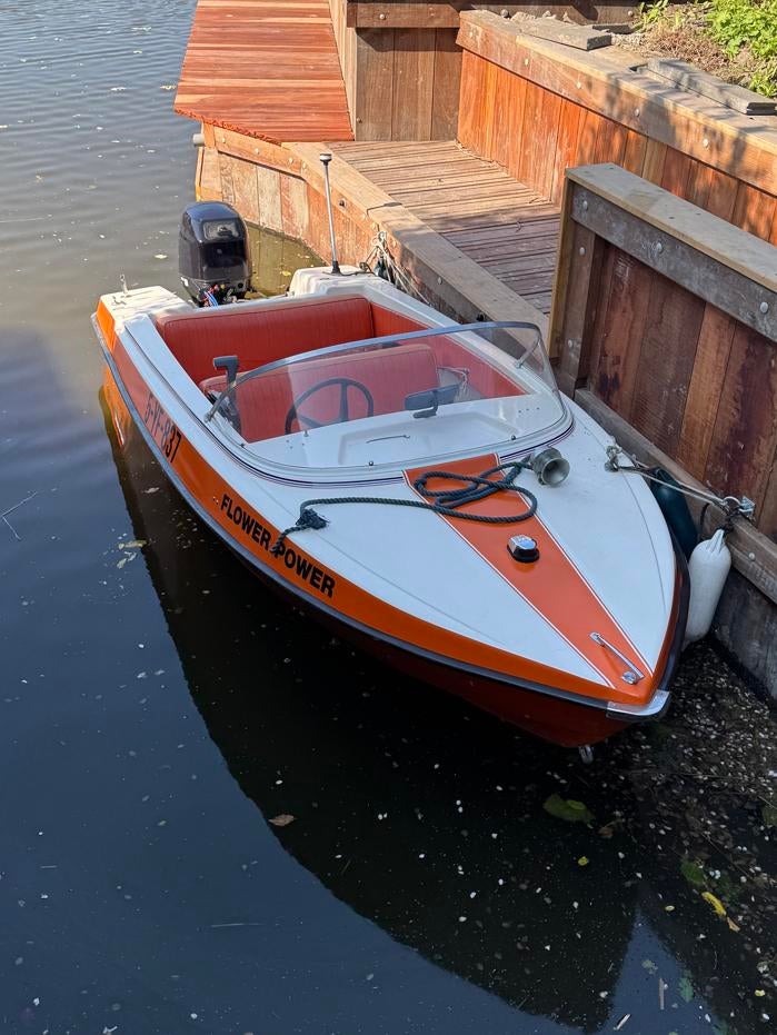 Hellwig Triton speedboot met Tohatsu 25pk 4-takt, trailer, Watersport en Boten, Ophalen, Gebruikt, Minder dan 70 pk, 3 tot 6 meter