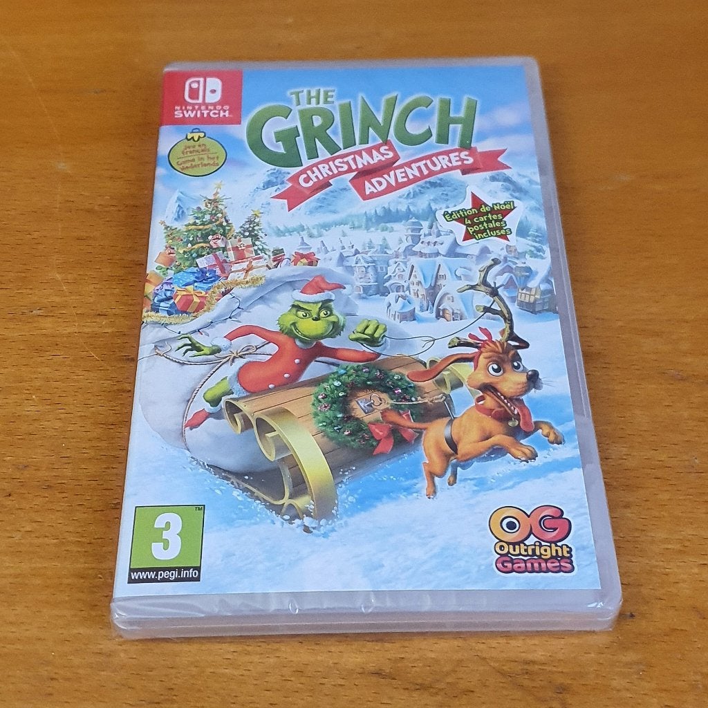 NIEUW | GESEALD | SWITCH | The Grinch 4 CARTES EDITION SEAL, 1 speler, Ophalen of Verzenden, Nieuw, Vanaf 18 jaar
