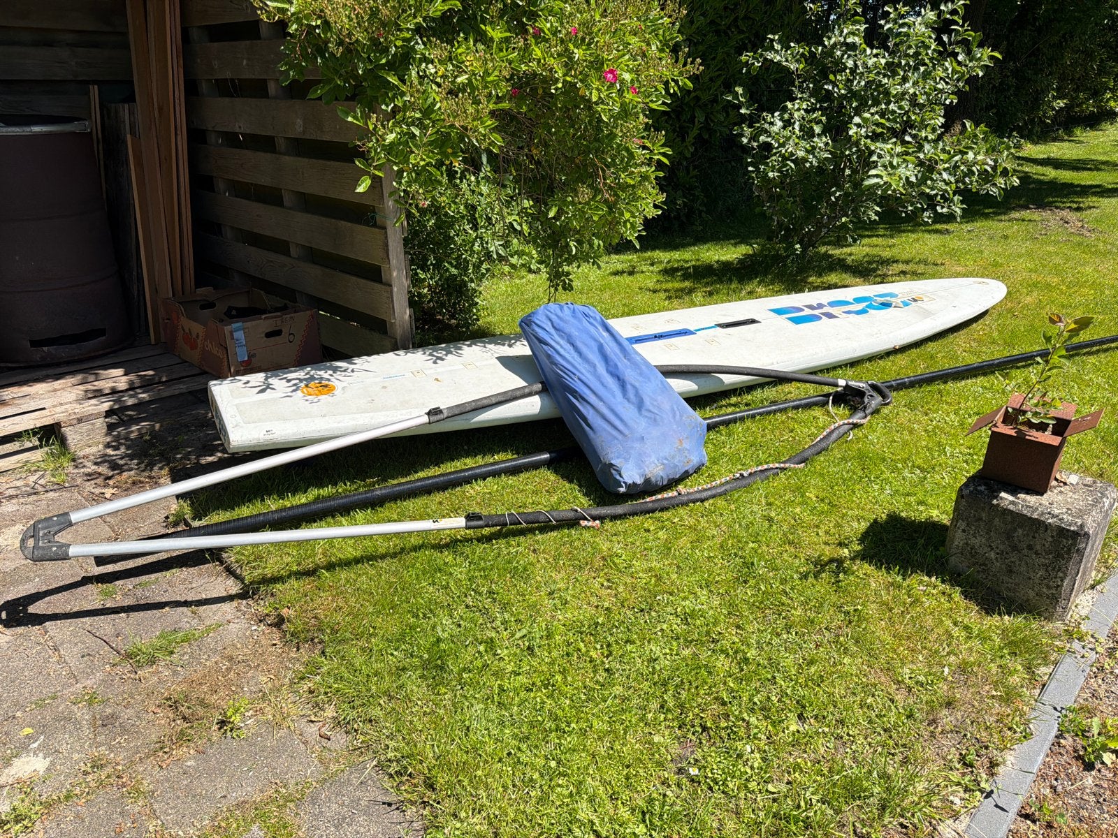 Wayler Breez surfplank - Compleet met giek, Watersport en Boten, Windsurfen, Gebruikt, Met giek, 300 cm of meer, Plank