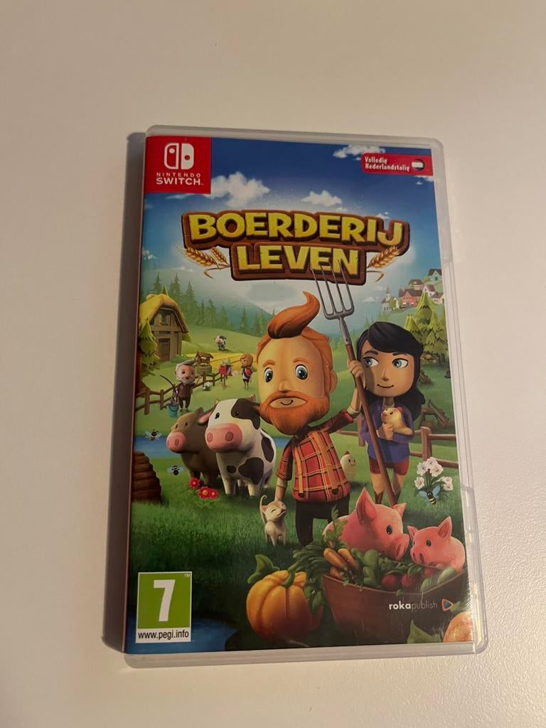 Boerderij Leven - Nintendo Switch, 1 speler, Ophalen of Verzenden, Zo goed als nieuw, Vanaf 7 jaar