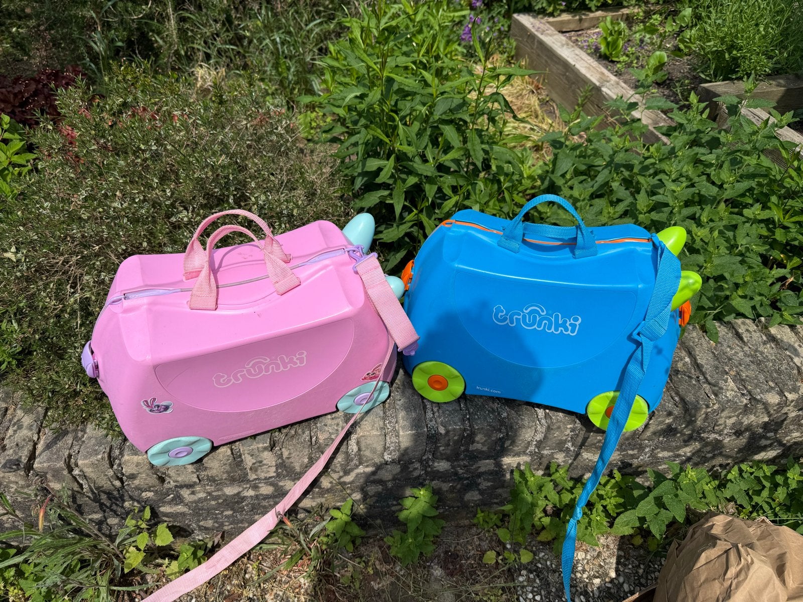 Trunki Kinderkoffer - Roze en Blauw (Set van 2), Ophalen of Verzenden, Gebruikt