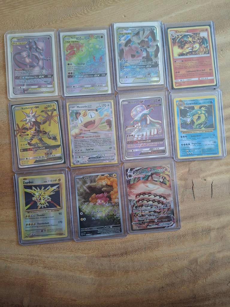 Pokémon Kaarten Collectie - Mewtwo, Charizard, Zapdos, Ophalen of Verzenden, Zo goed als nieuw, Meerdere kaarten