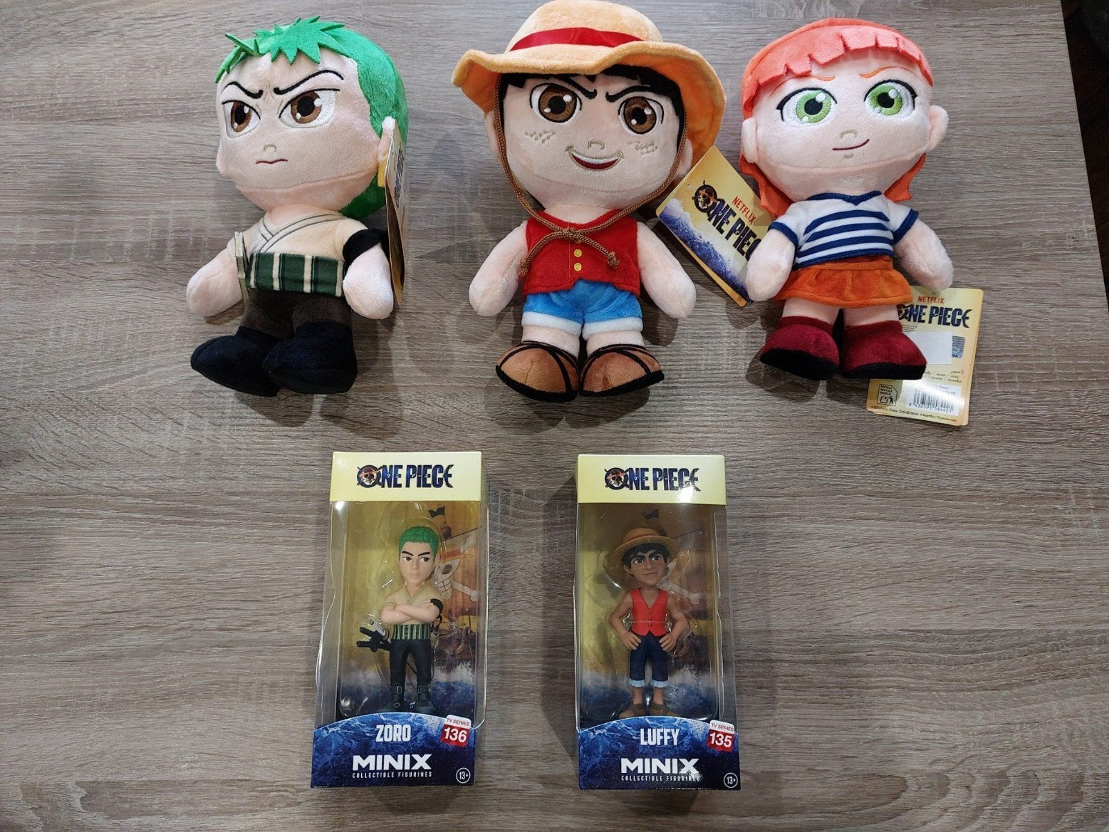 One Piece figuren en knuffels Collectie., Verzamelen, Poppetjes en Figuurtjes, Zo goed als nieuw, Ophalen of Verzenden