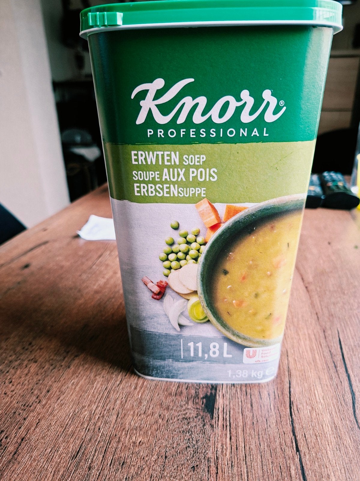 Knorr erwtensoeppoeder nieuw voor 11.8 liter soep, Ophalen of Verzenden