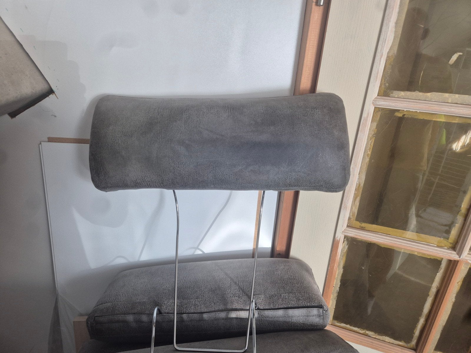 Hoofdsteun voor bankstel - 60x25 cm, beugel 35 cm, Ophalen