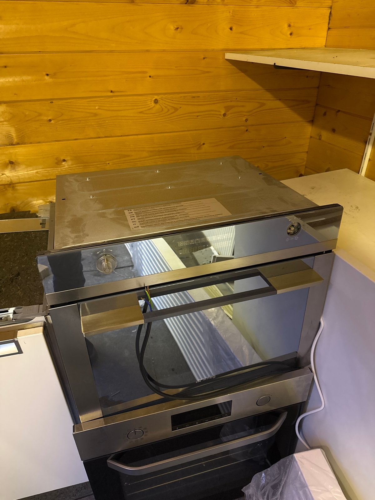 Smeg SC45MC2 Combi-oven - Zo goed als nieuw, Witgoed en Apparatuur, Ovens, Ophalen, 45 tot 50 cm, Smeg, Hete lucht