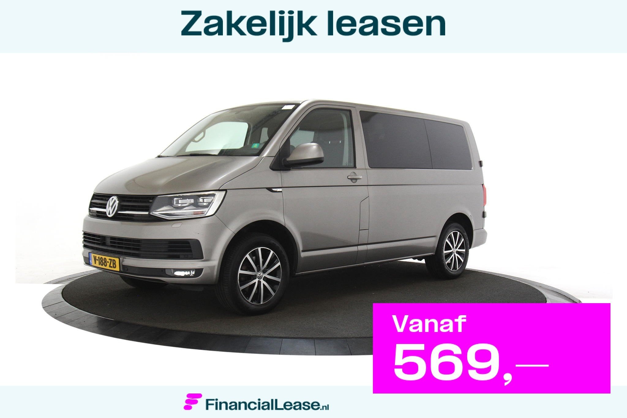 Volkswagen Transporter 2.0 TDI 150PK L1H1 DC Highline - MARG, Gebruikt, Euro 6, Verwarming stoelen achter, Volkswagen