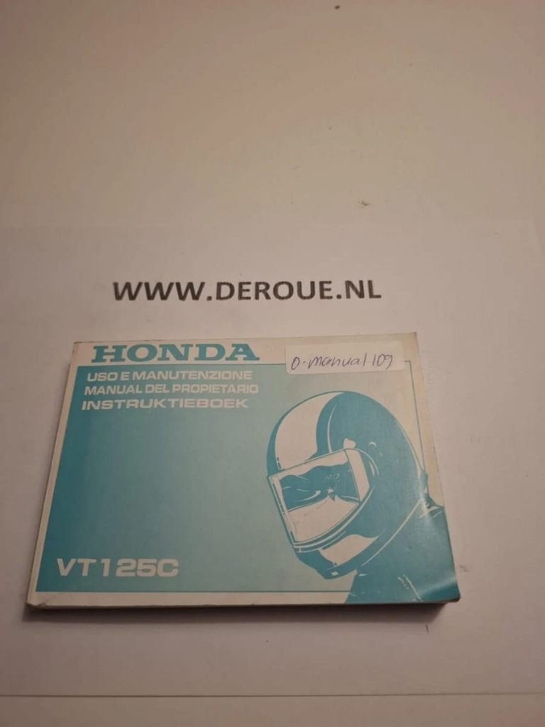 109 0WNERS MANUAL HONDA VT125C USED, Ophalen of Verzenden, Honda