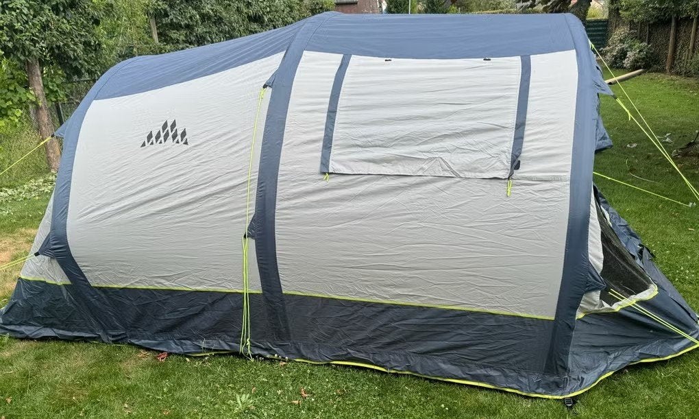 Obelink Summer 4 Easy Air tunneltent incl. pomp, Caravans en Kamperen, Tenten, Ophalen of Verzenden, Zo goed als nieuw, Tot en met 4