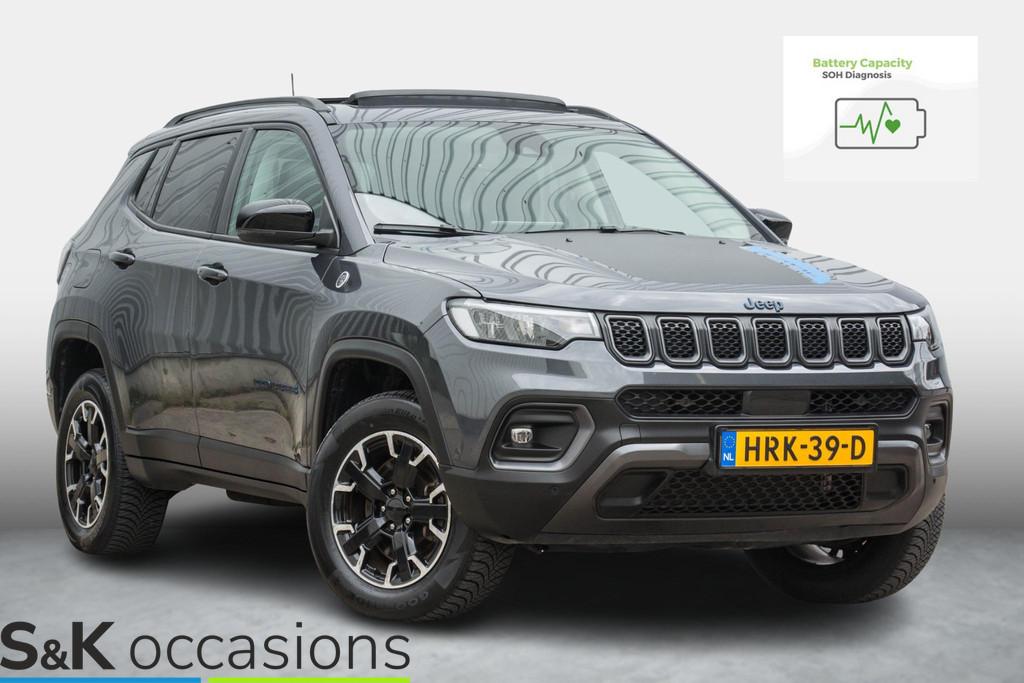 Jeep Compass 4xe 240PK PHEV Trailhawk PANO, Auto's, Jeep, Bedrijf, Te koop, Compass, 4x4, ABS, Achteruitrijcamera, Adaptive Cruise Control