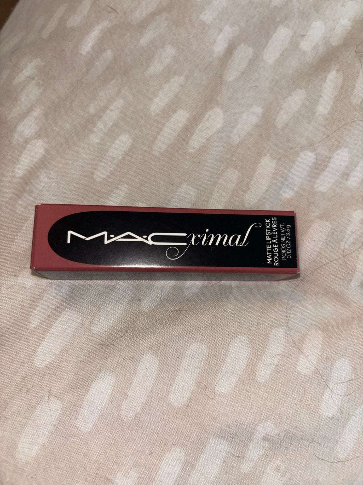MAC Maximal Matte Lipstick 617 Velvet Teddy, Lippen, Bruin, Nieuw, Ophalen of Verzenden