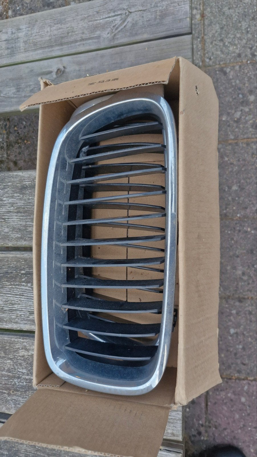 Originele BMW F30 Nieren Grill - Gebruikt, Gebruikt, Voor, Ophalen of Verzenden, Bumper