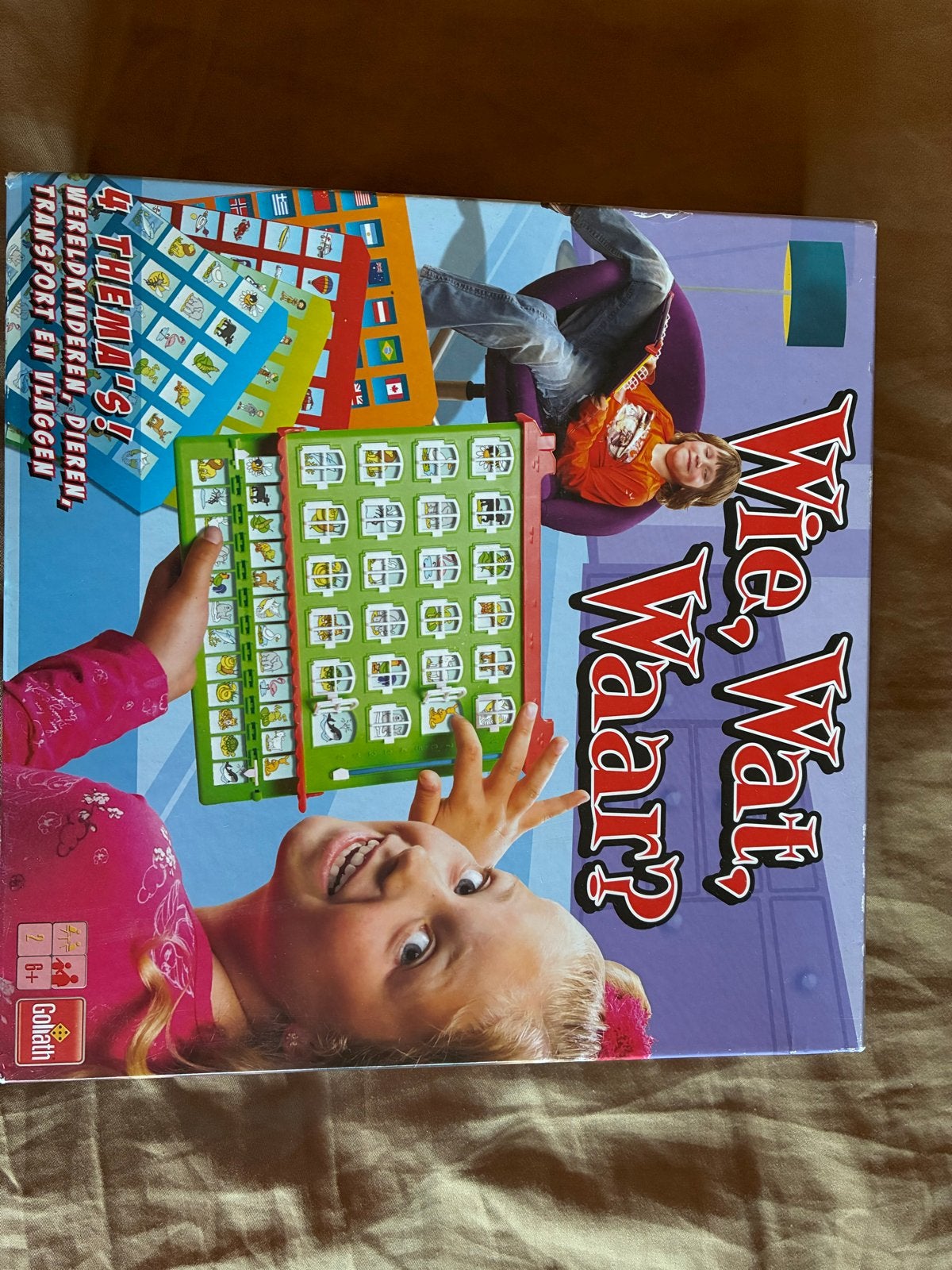 Wie, Wat, Waar? - Raadspel met 4 thema's, Een of twee spelers, Ophalen of Verzenden, Zo goed als nieuw