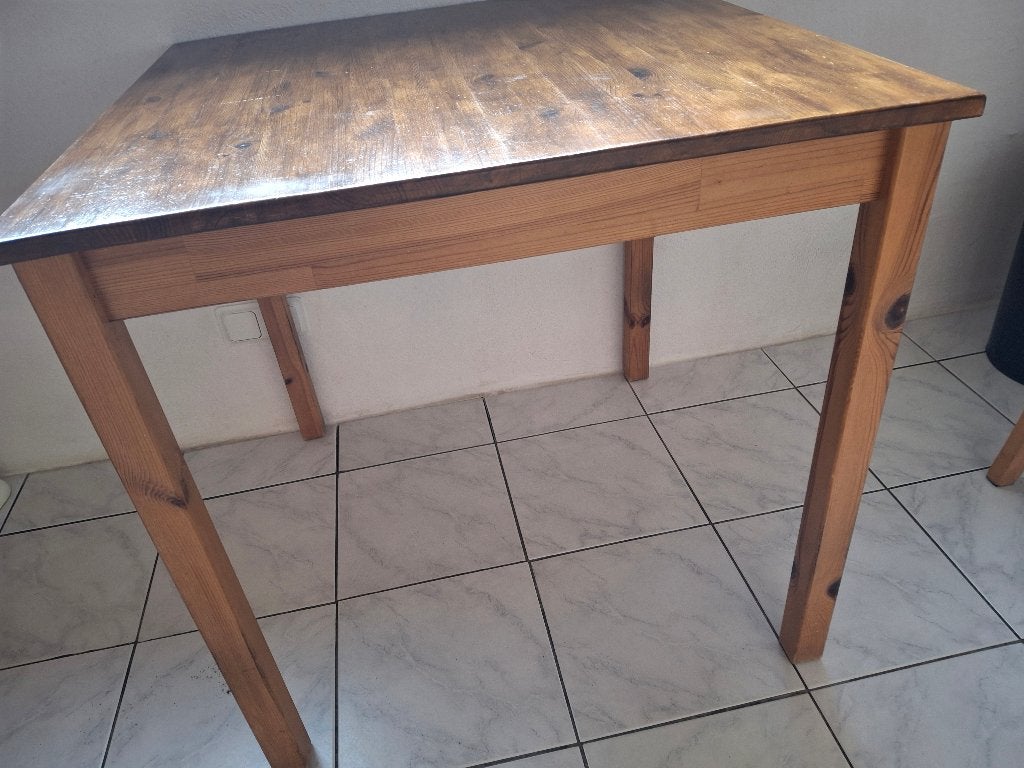 Keuken tafel, Ophalen, Gebruikt, 50 tot 100 cm, Vierkant