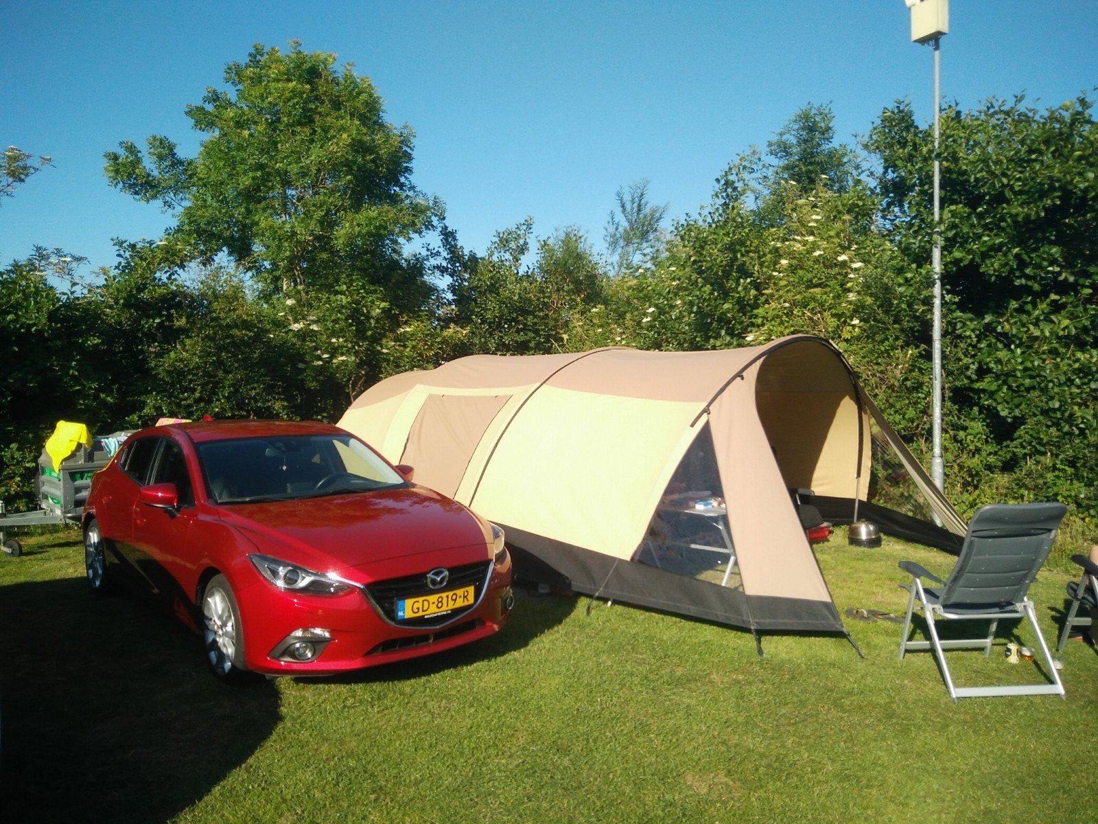 Baco 4000 tunneltent uit 2019, Ophalen, Gebruikt
