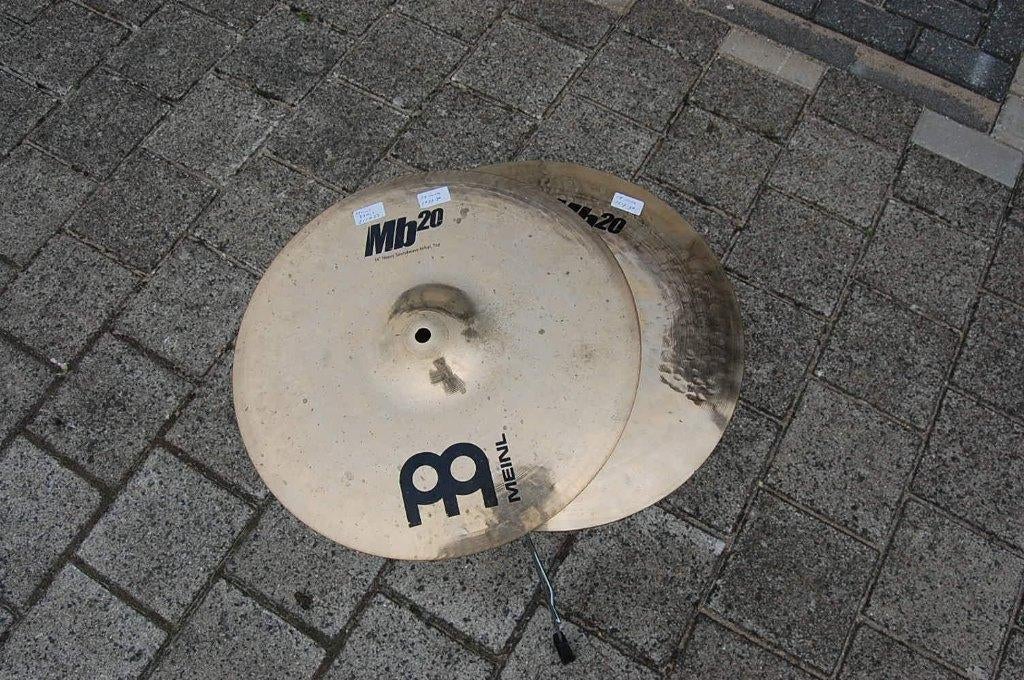 Meinl MB20 heavy soundwave hihats 1099/1517gr. 14 inch, Gebruikt, ., Drums of Percussie, Ophalen of Verzenden