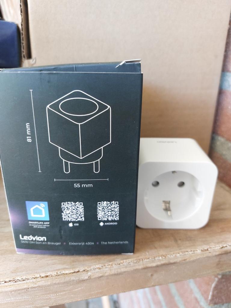 Ledvion Smart Plug - Slimme Stekker met App Bediening, Ophalen of Verzenden, Nieuw