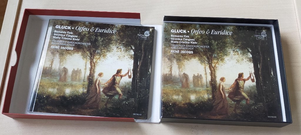 Gluck Orfeo & Euridice 2CD Opera Rene Jacobs, Ophalen of Verzenden, Romantiek, Gebruikt, Overige typen
