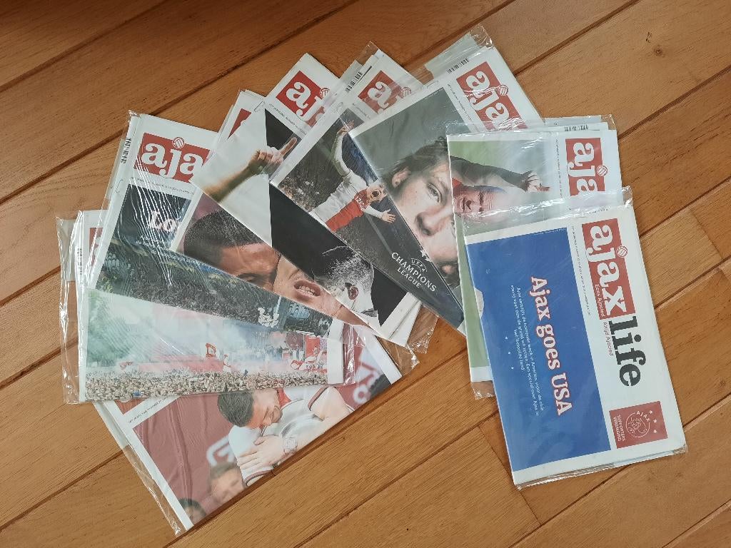 Krant AJAX Life 2019 - nieuw - 9 stuks -, Ophalen of Verzenden, Nieuw, Balsport