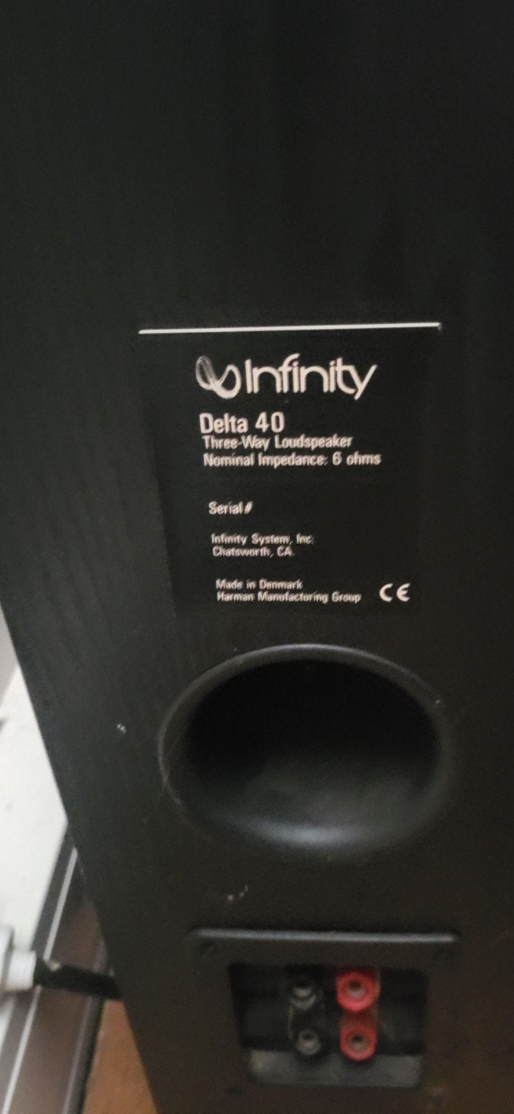 Infinity Delta 40 Drie-Weg Luidsprekers - Set, Audio, Tv en Foto, Luidsprekers, Overige merken, Gebruikt, Ophalen of Verzenden