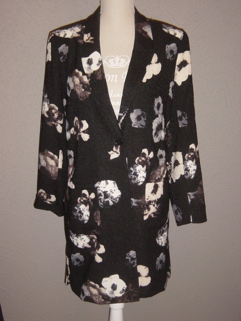 Colbert Blazer B Young Maat 40 Zwart Gebloemd NIEUW, Maat 38/40 (M), Meerkleurig, Nieuw, Ophalen of Verzenden
