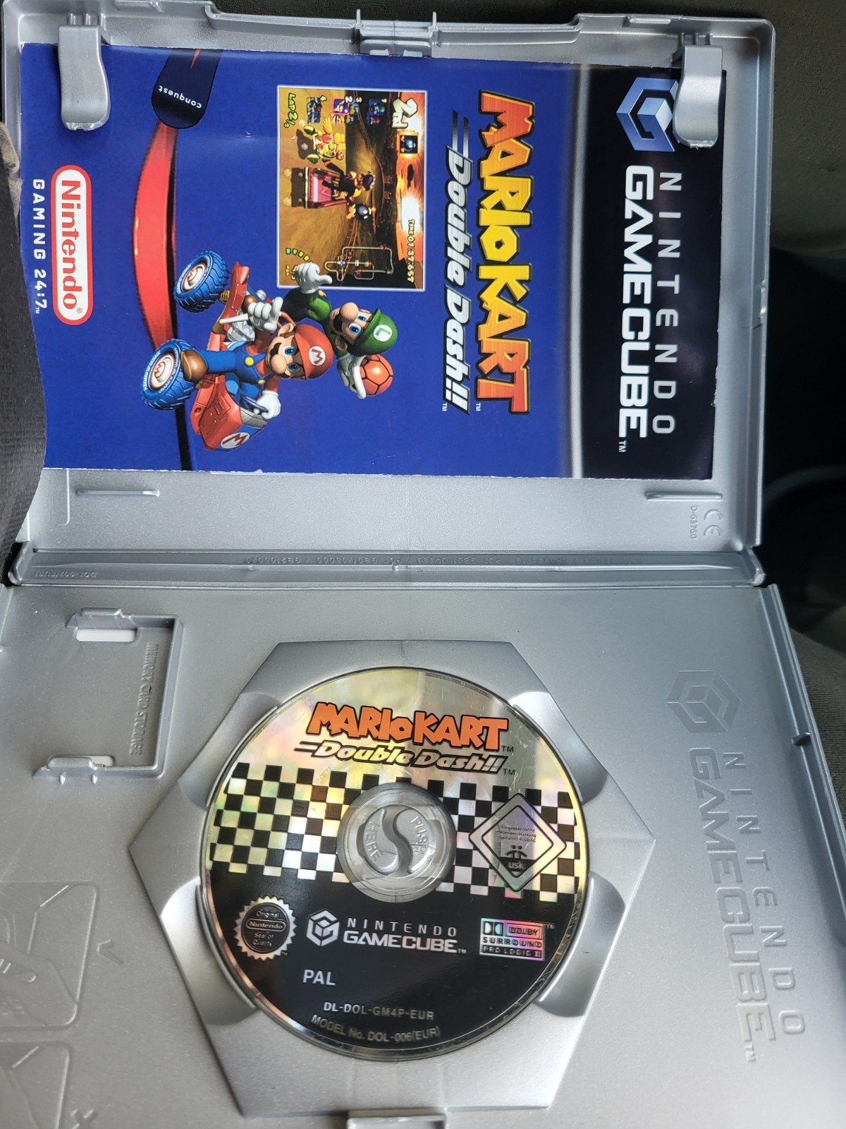 Mario Kart Double Dash!! - Nintendo GameCube, Spelcomputers en Games, Gebruikt, Racen en Vliegen, 2 spelers, Eén computer