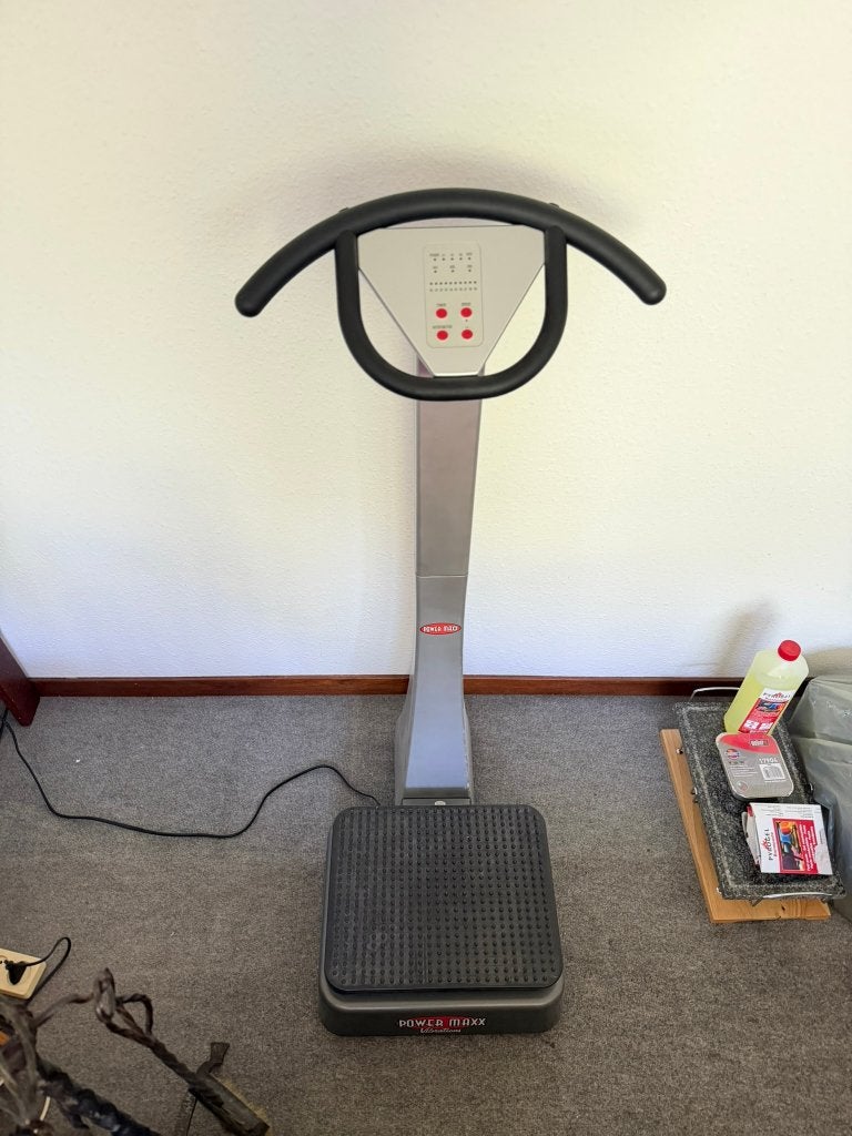 Power Maxx trilplaat, Sport en Fitness, Ophalen, Trilplaat, Zo goed als nieuw, Metaal