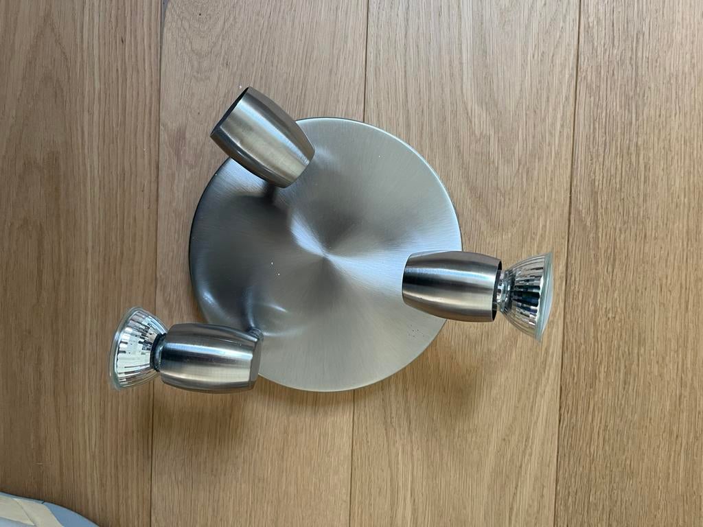 Plafondlamp gamma 3 spotjes, Ophalen of Verzenden, Zo goed als nieuw