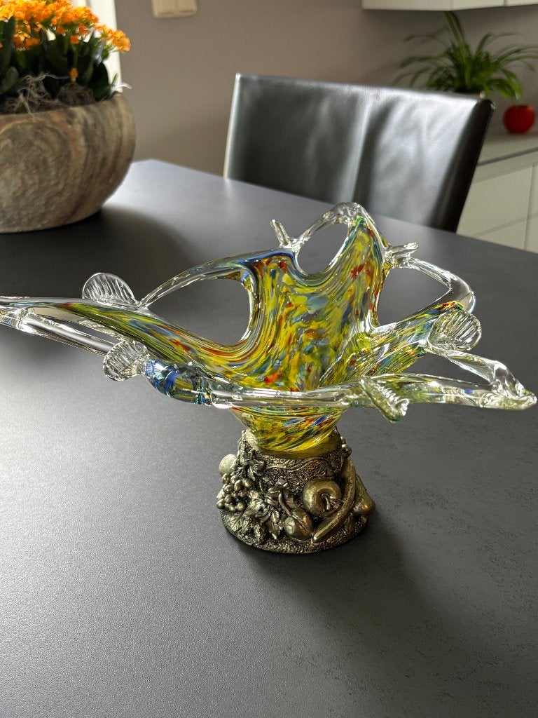 Vintage Murano glazen tafelstuk, Antiek en Kunst, Antiek | Glas en Kristal, Ophalen