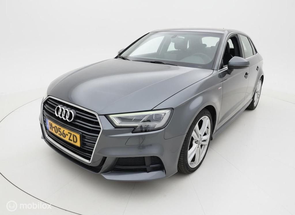 Audi A3 35 TFSI 2020 S-LINE AUT/CRUISE/CARPLAY/DIGI-DASH/LMV, Auto's, Audi, Euro 6, 4 cilinders, 150 pk, Leder en Stof