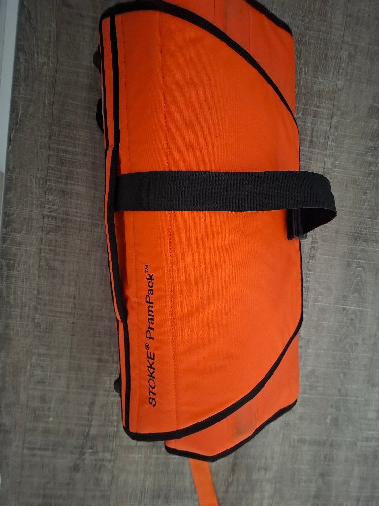 Stokke prampack, Ophalen, 30 cm of meer, Gebruikt, Oranje