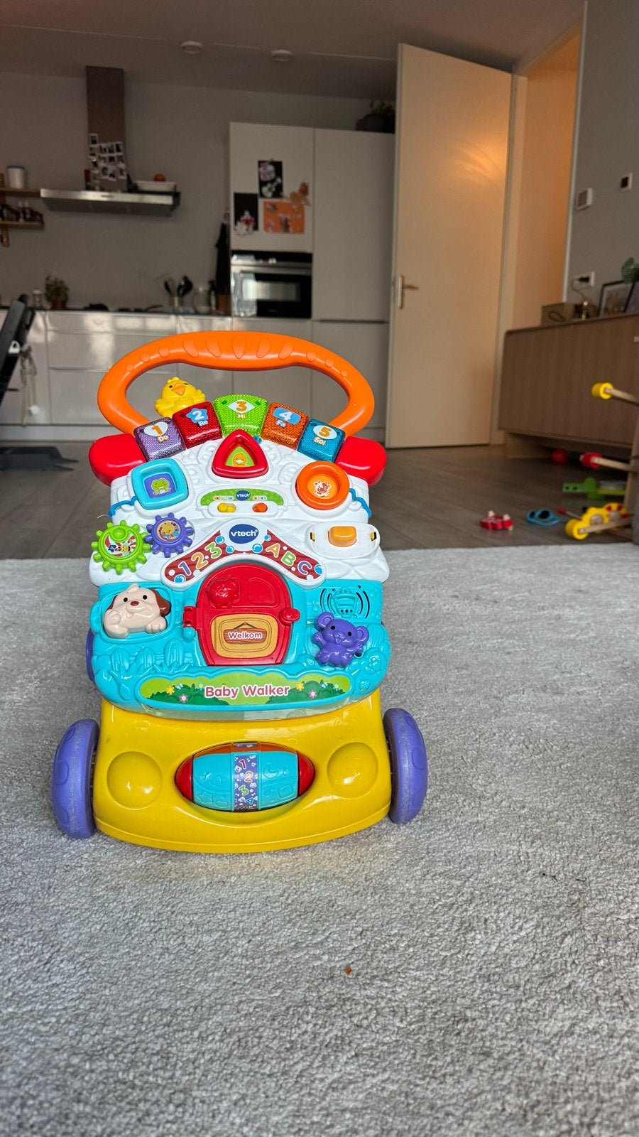 VTech Baby Walker - Loopwagen met activiteitenpaneel, Ophalen, Zo goed als nieuw, Overige typen, Met licht