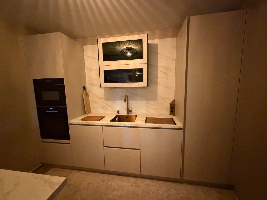 Nieuw luxe hoogwaardige showroom keuken, Overige typen, Nieuw, Ophalen of Verzenden, Met kookeiland